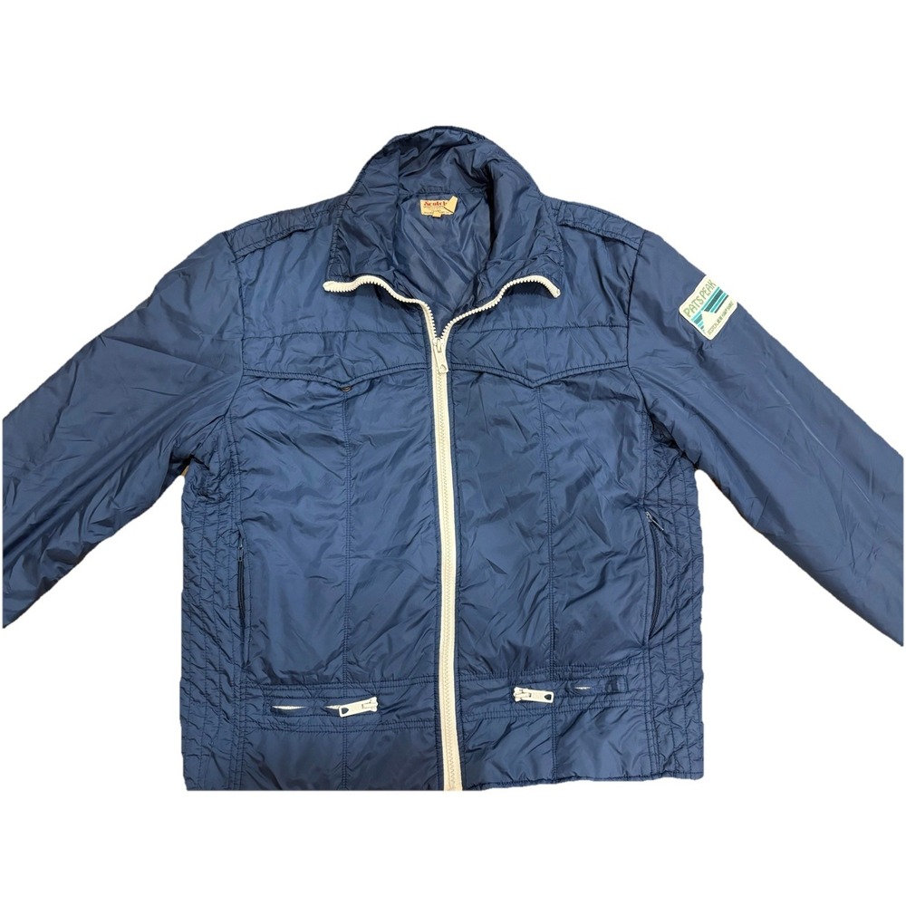 Vintage Scotch Blue Jacket Ski Size XXL Pats Peak Mens Size L/XL Womens